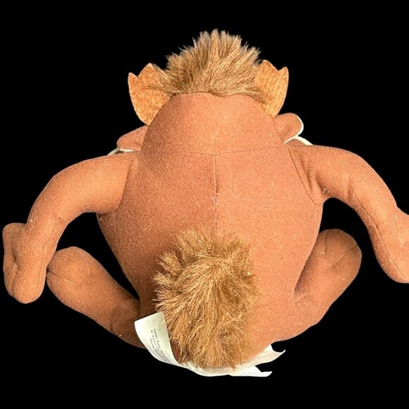 Vintage 1998 Looney Tunes Taz Plush By Ace 8" Brown & Beige Stuffed Animal Toy - Picture 2 of 4